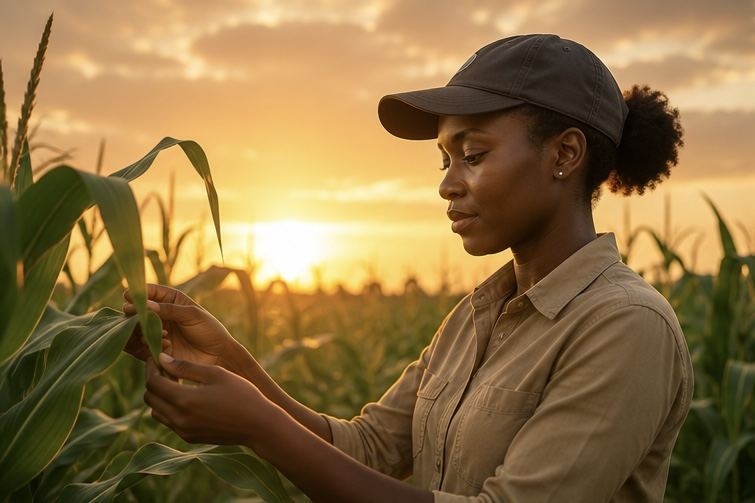 Warm agricultural landscape, Southern Africa